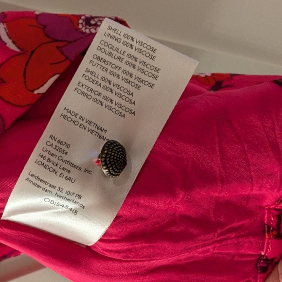 Maeve by Anthropologie Wrap Dress Pink Floral Long Sleeve - Picture 5 of 7